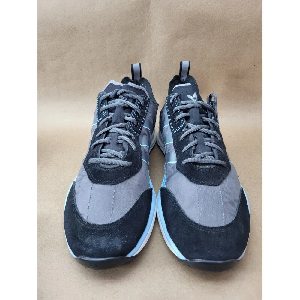 Adidas SL 7200 Core Black Baby Blue Grey White Size 12 FV4421
